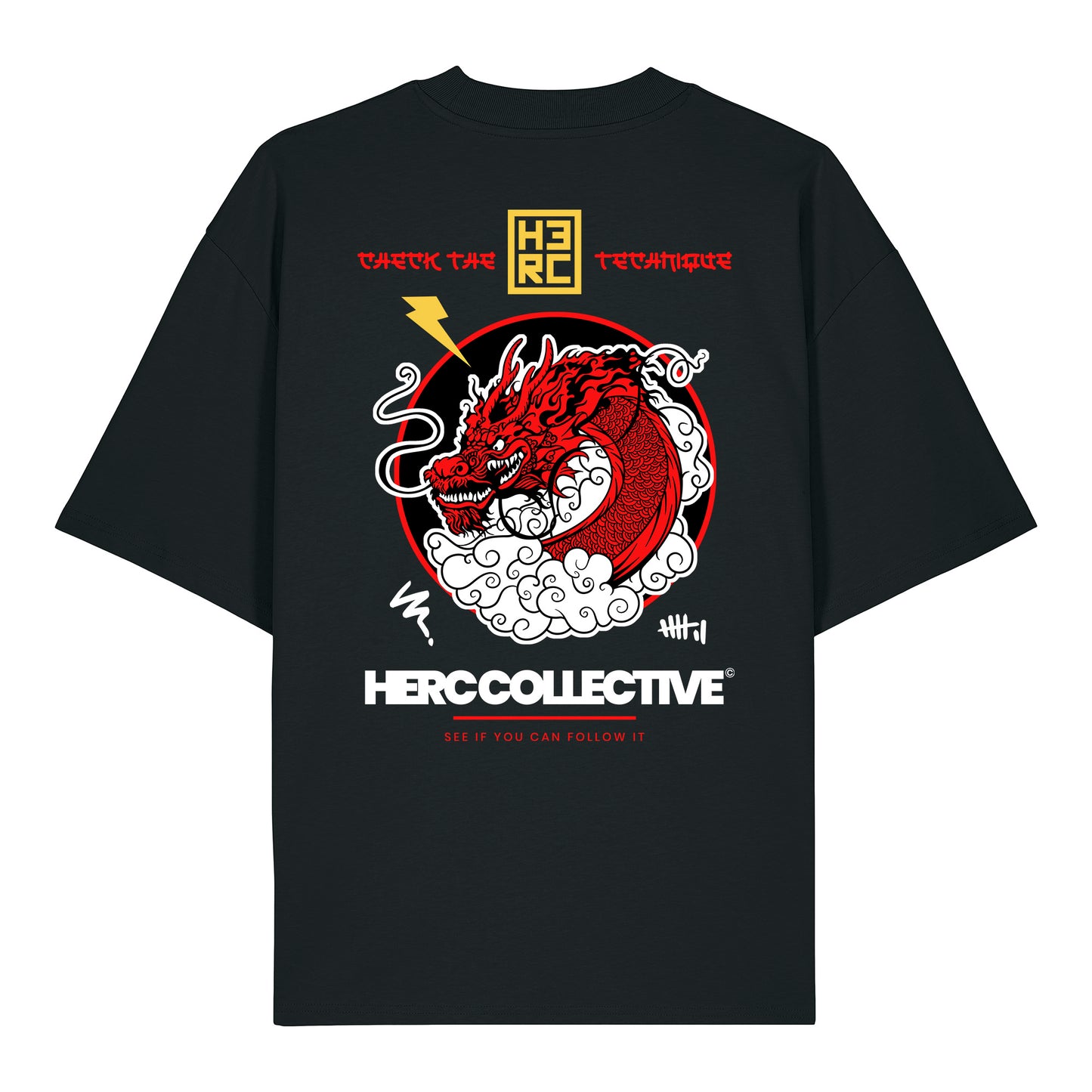 Check The Technique Oversized Heavyweight T-Shirt