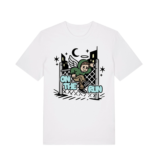 White Printed T-shirt Front