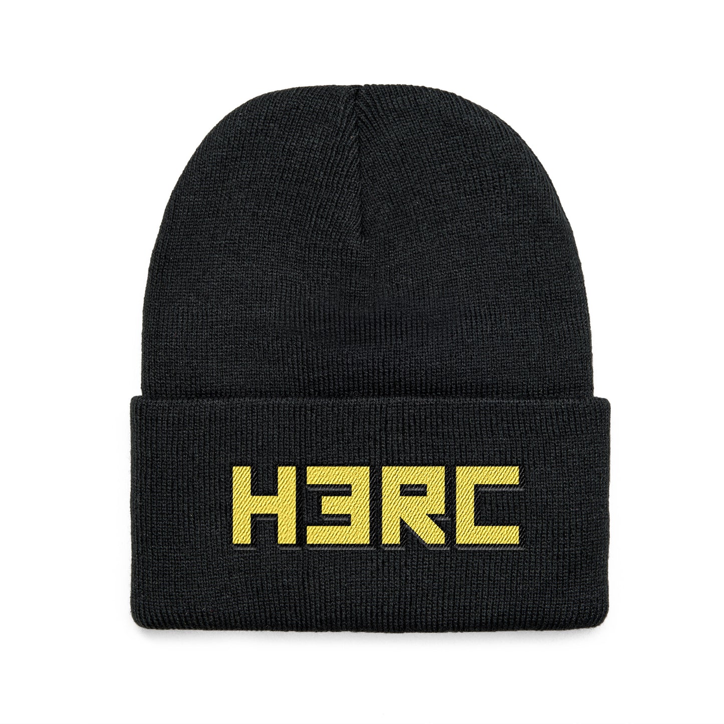 HERC Black Cuffed Beanie