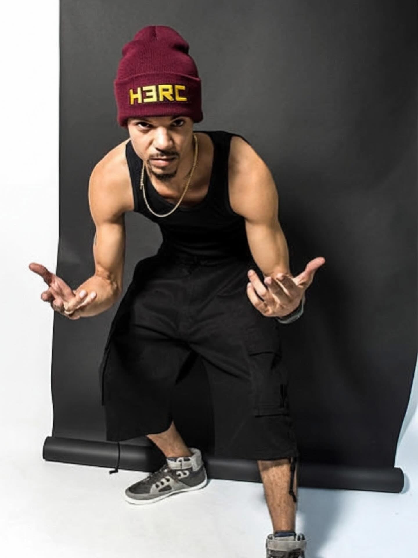 HERC Burgundy Cuffed Beanie