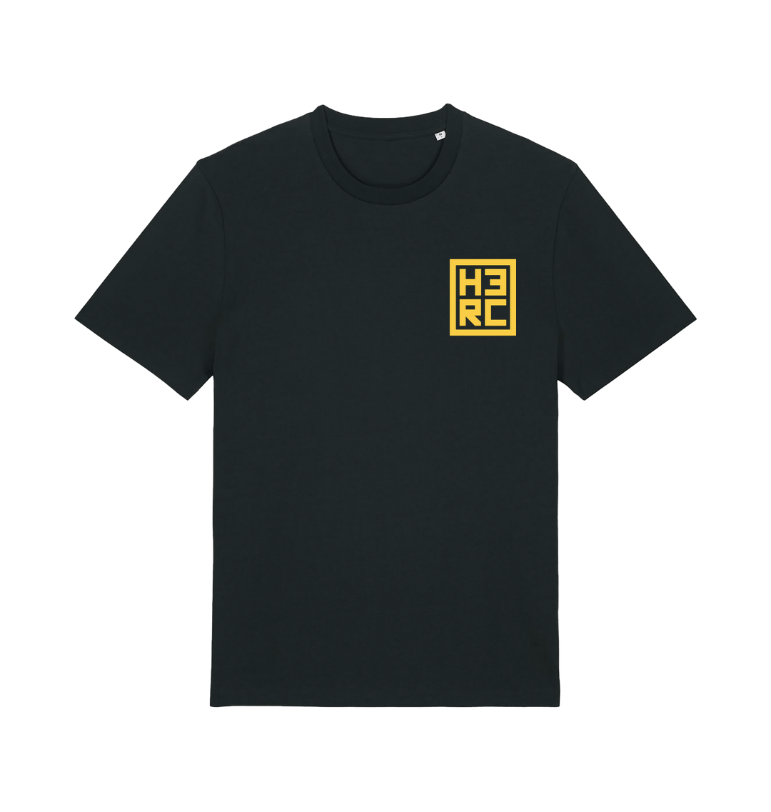 Black Printed T-shirt Front