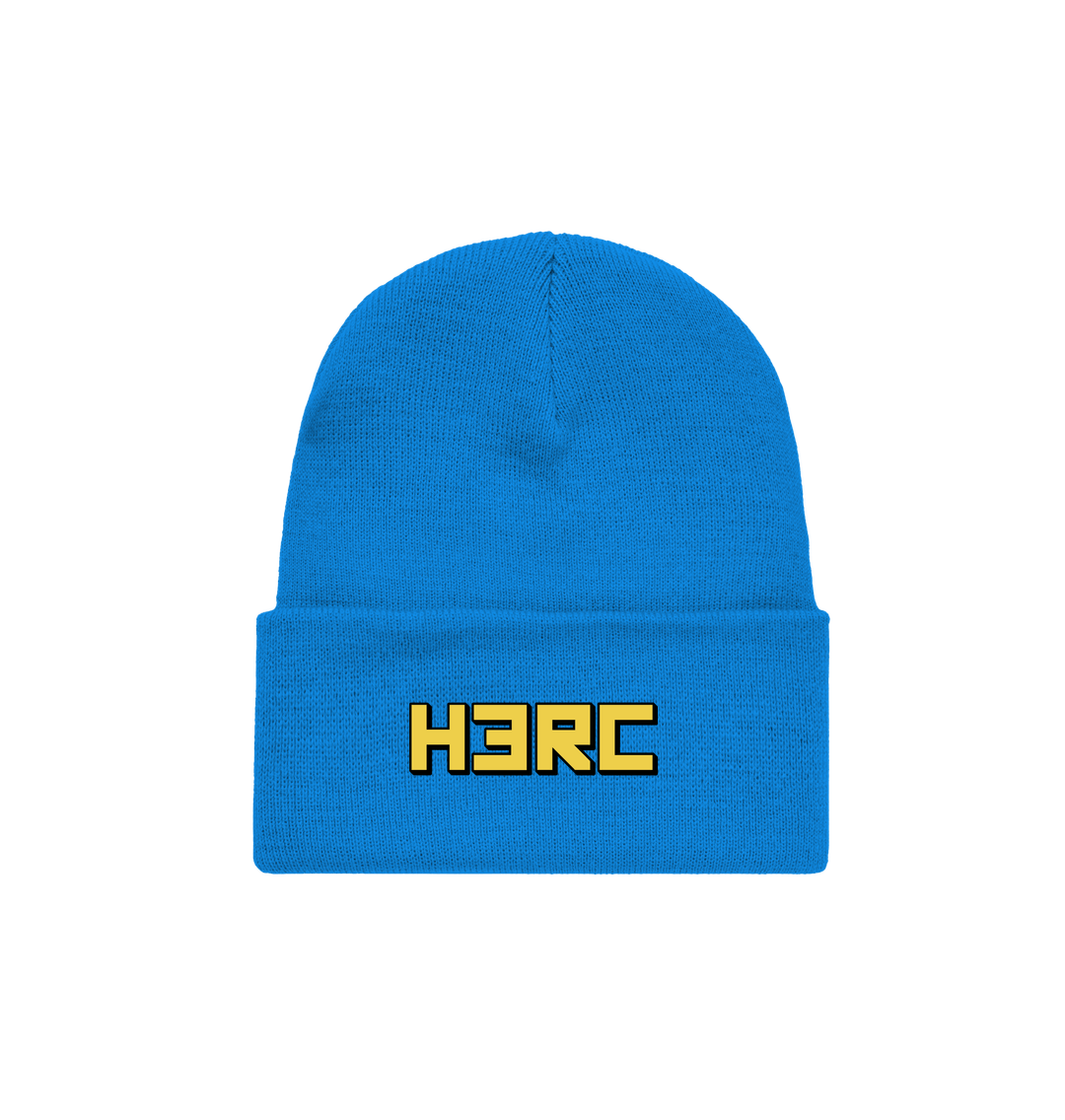 Sapphire Blue Beanie Front