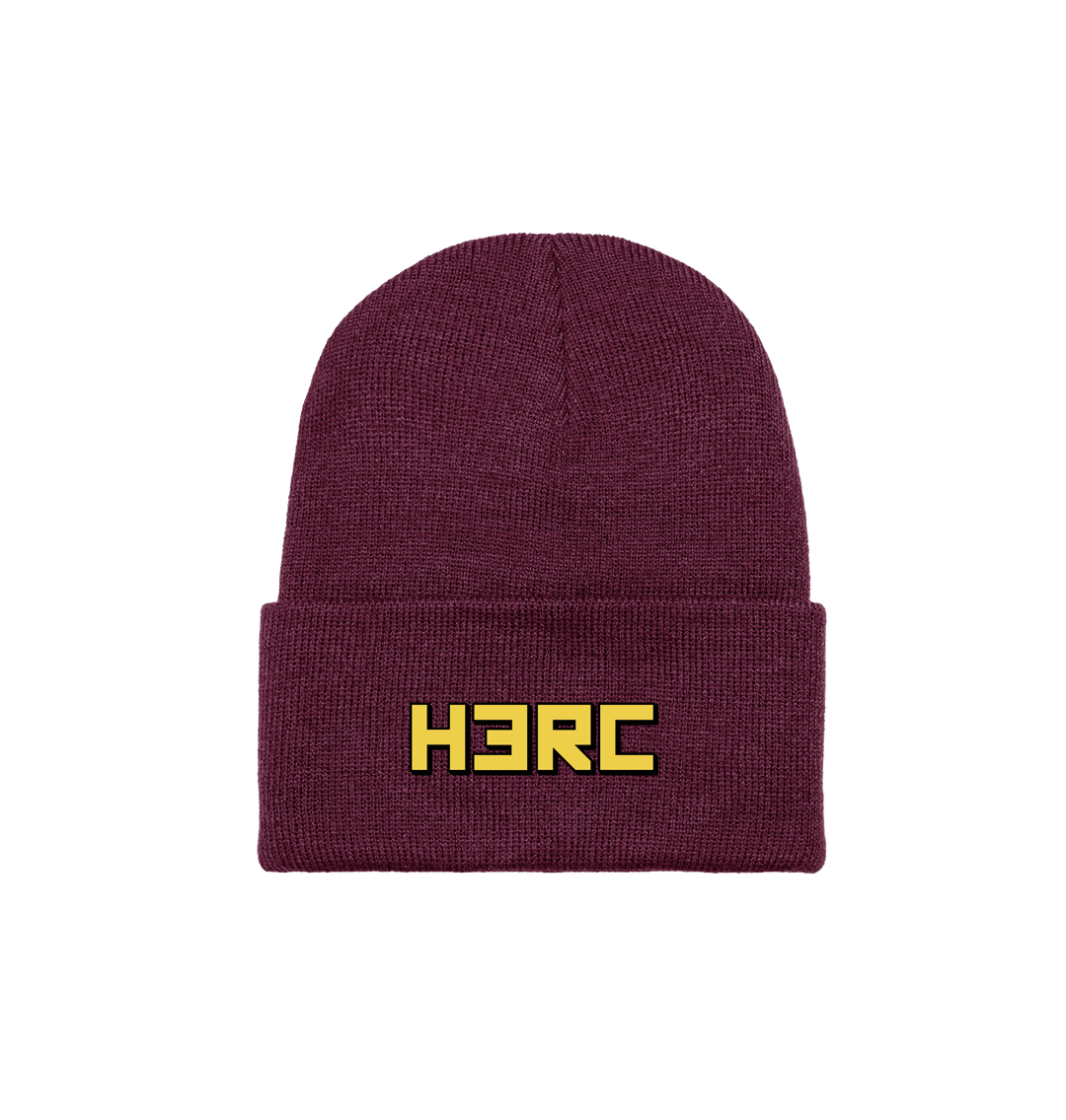 Burgundy Beanie Front