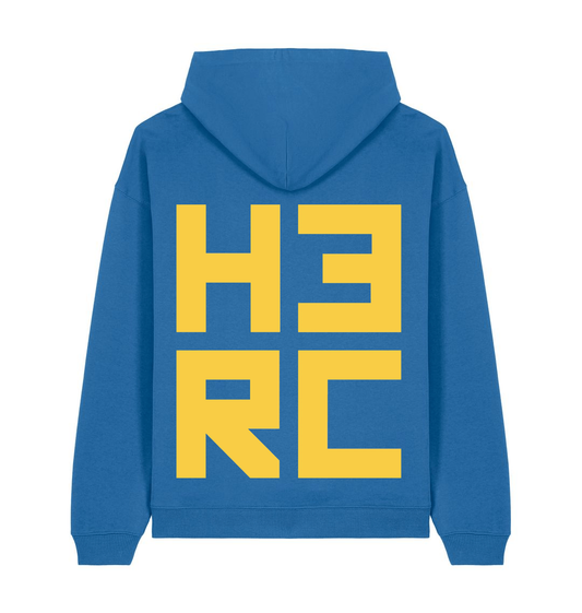 Mindful Blue Printed Hoody