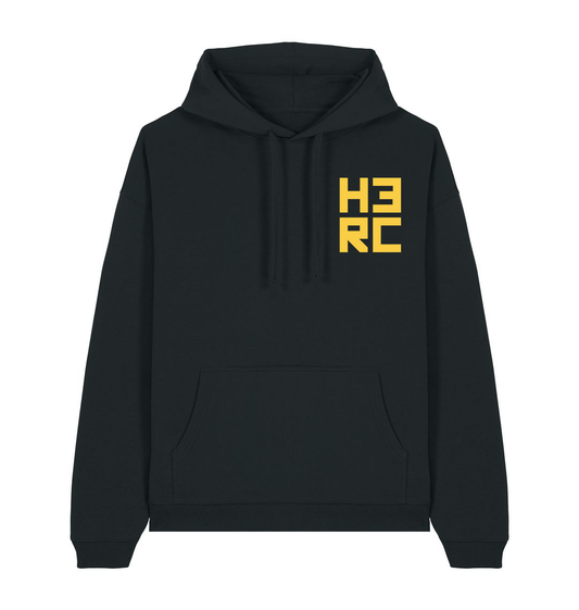 Black Printed Hoody