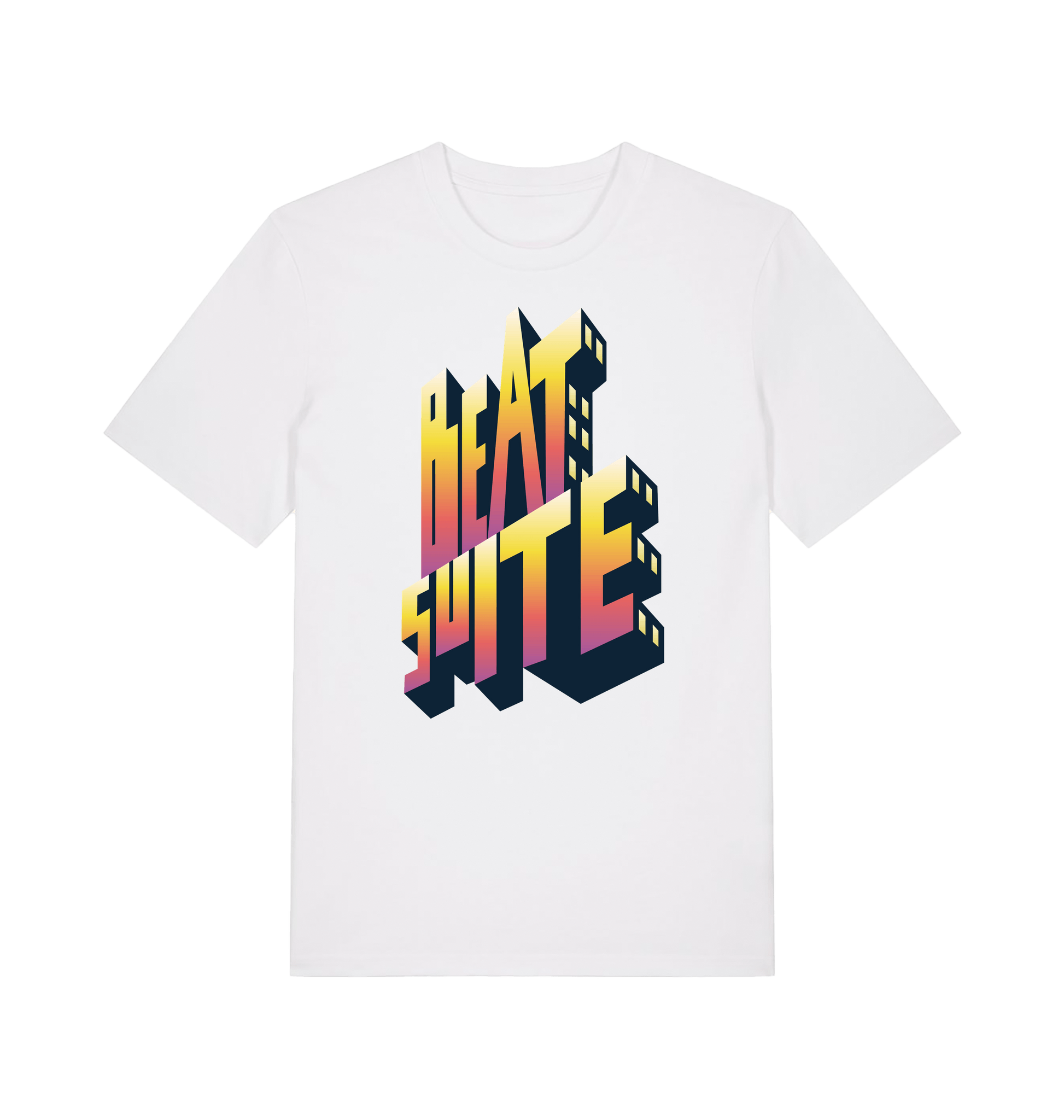 White Printed T-shirt Front