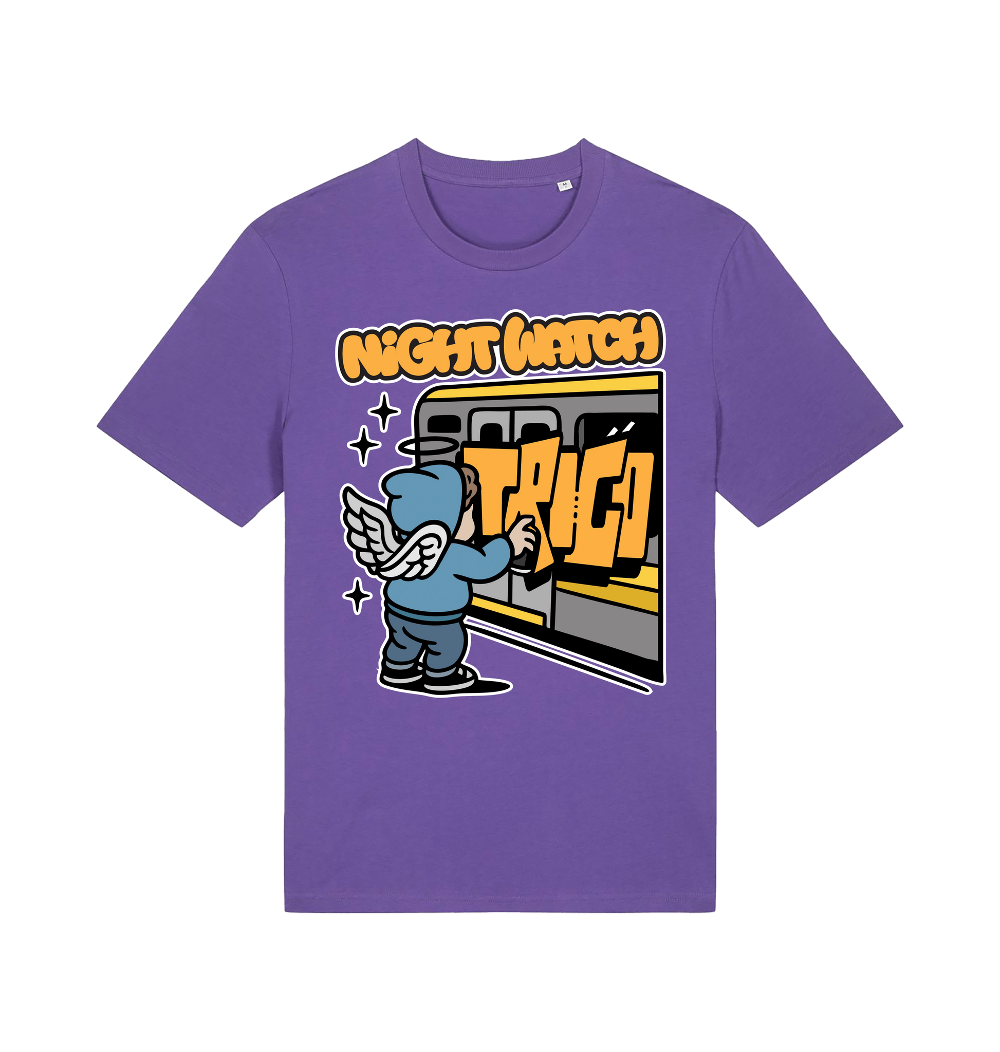 Purple Love Printed T-shirt Front