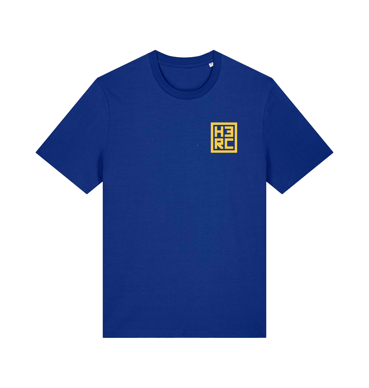 Worker Blue Printed T-shirt Front