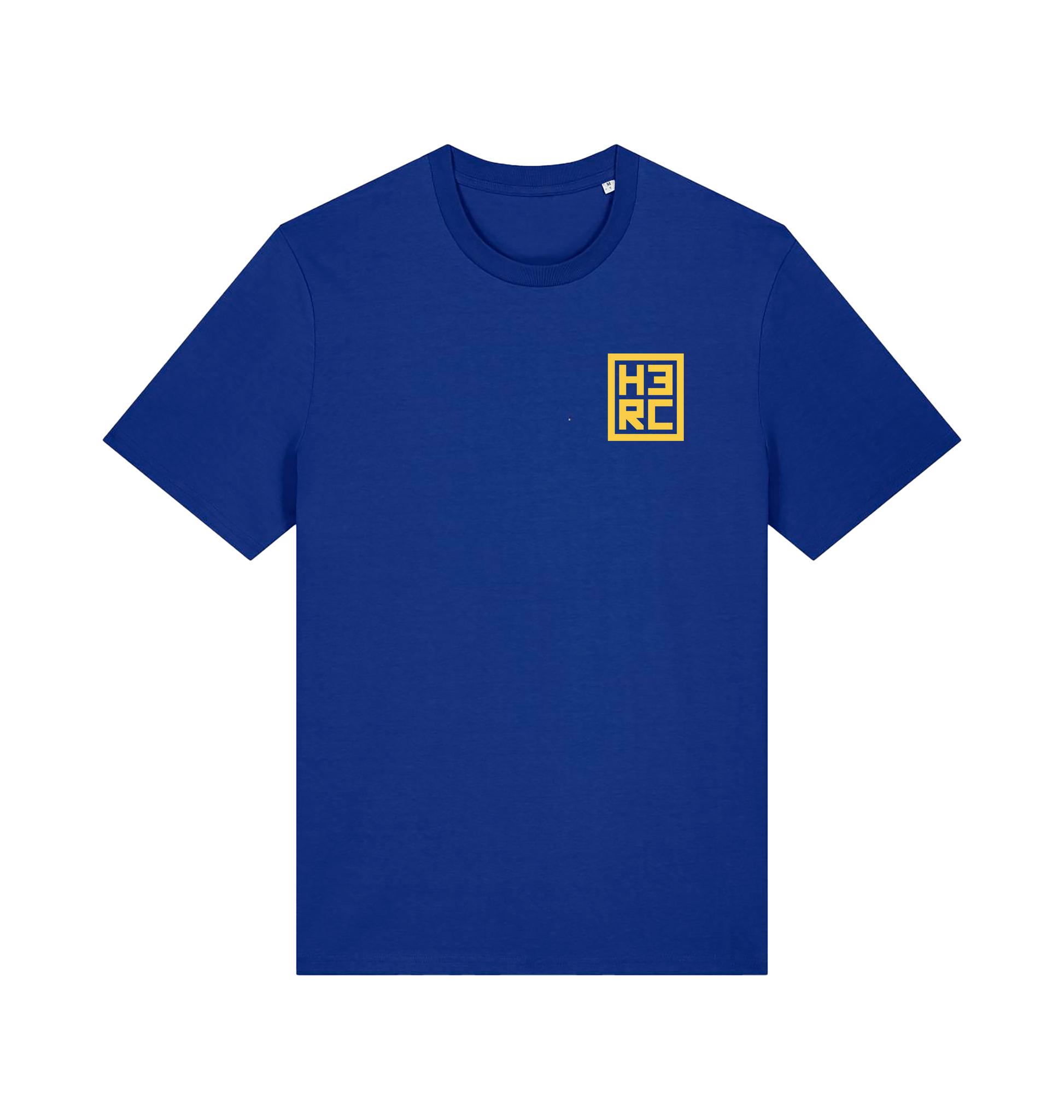 Worker Blue Printed T-shirt Front