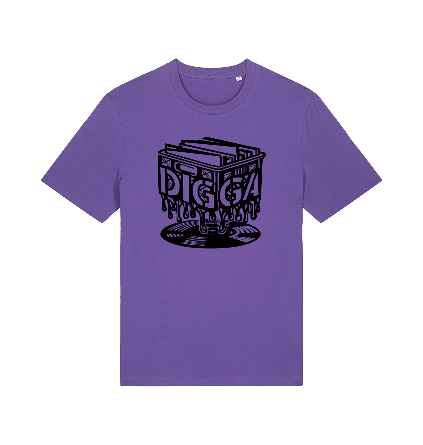 Purple Love Printed T-shirt Front