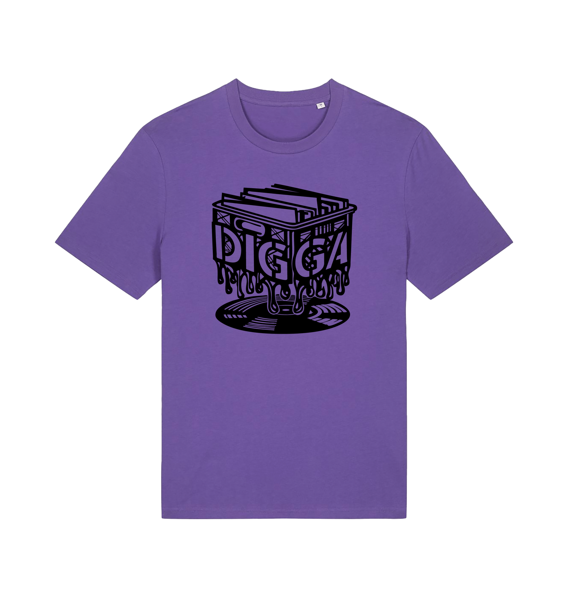 Purple Love Printed T-shirt Front