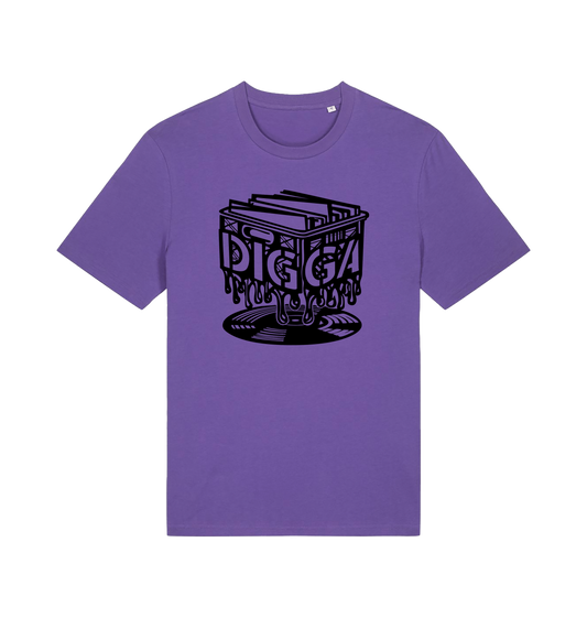 Purple Love Printed T-shirt Front