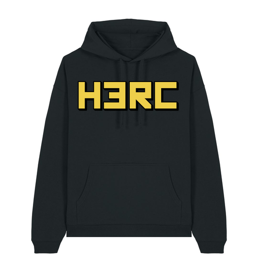Black Printed Hoody