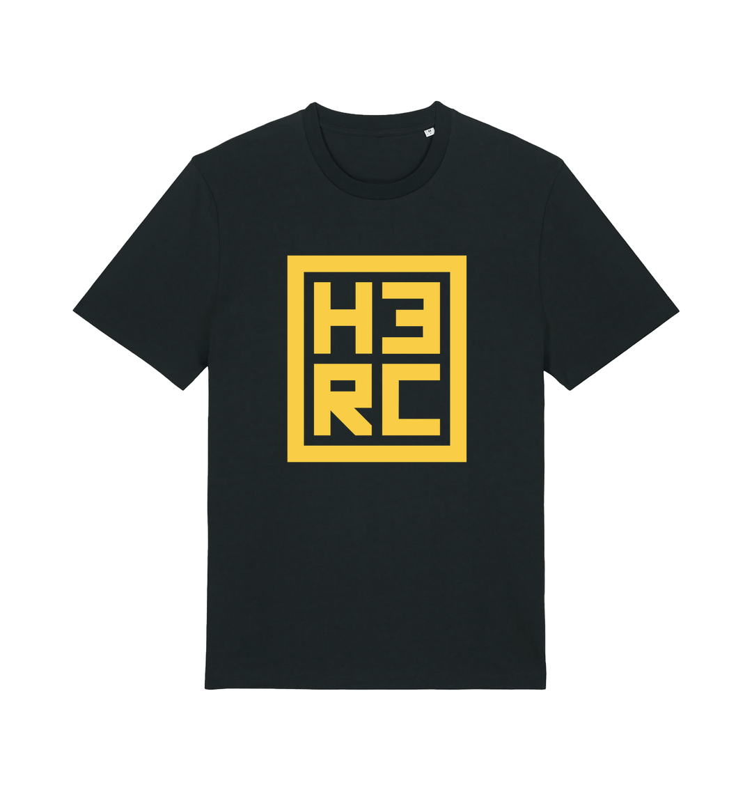 Black Printed T-shirt Front