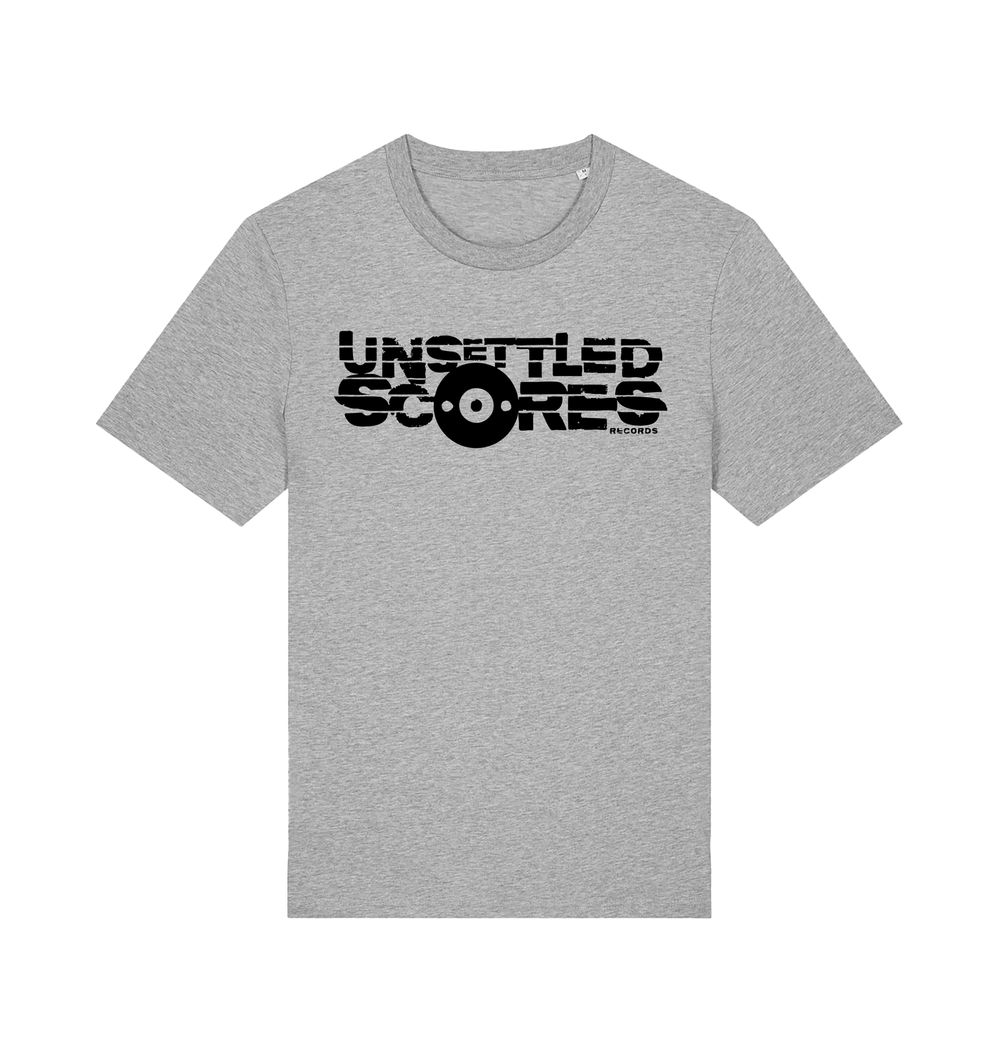 Heather Grey Printed T-shirt Front