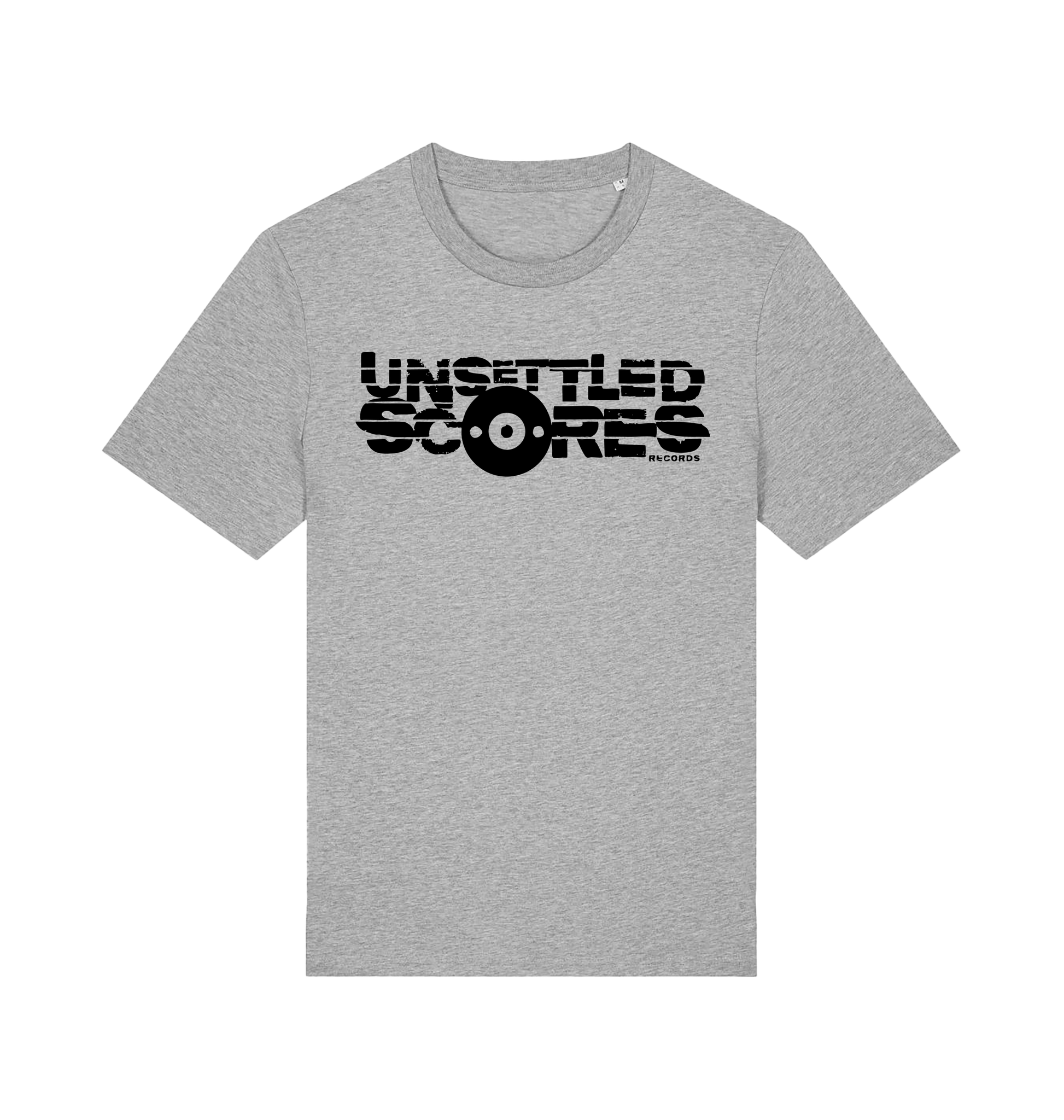 Heather Grey Printed T-shirt Front