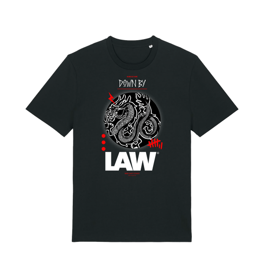 Black Printed T-shirt Front