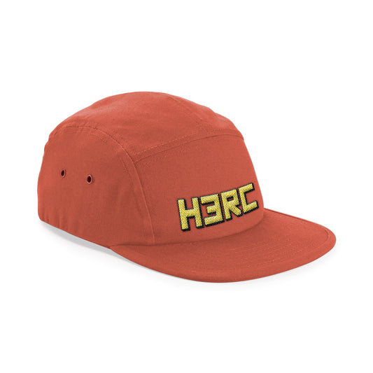 HERC Five Panel Orange Camper Cap