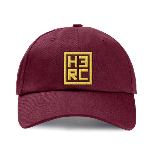 ICON 6 Panel Burgundy Cap