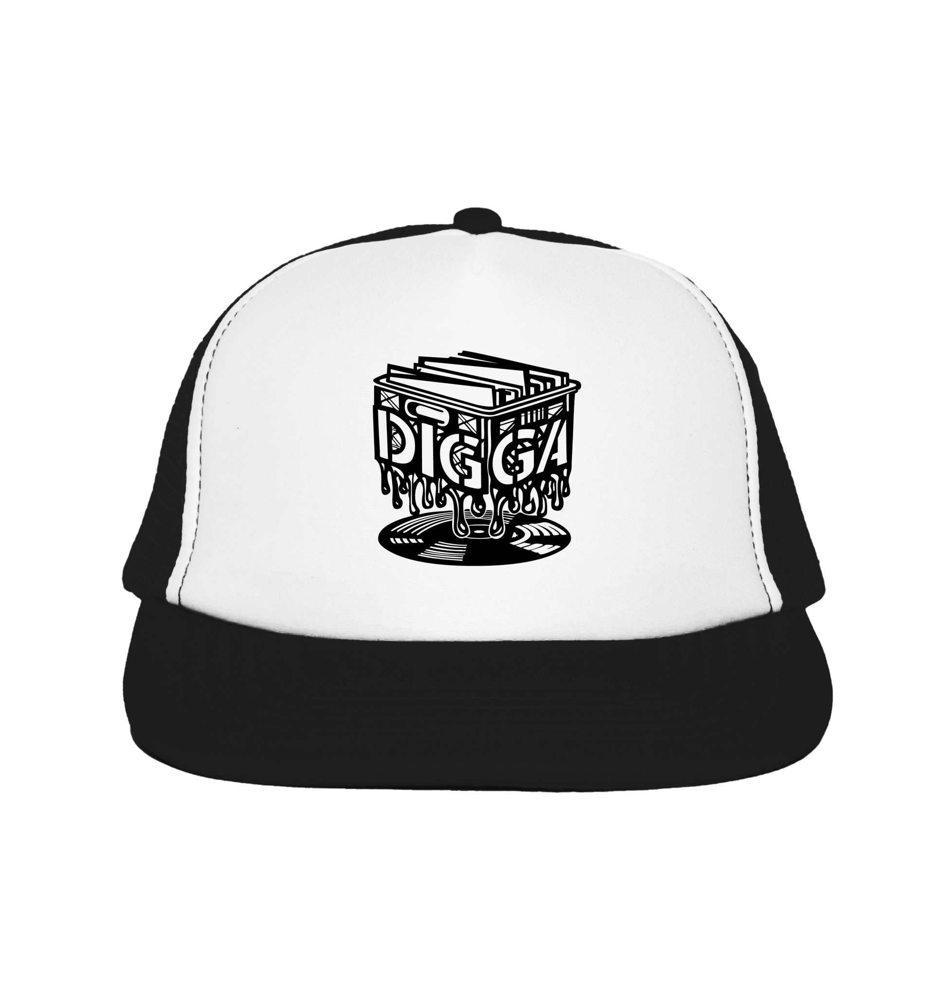 Black/White Caps Front