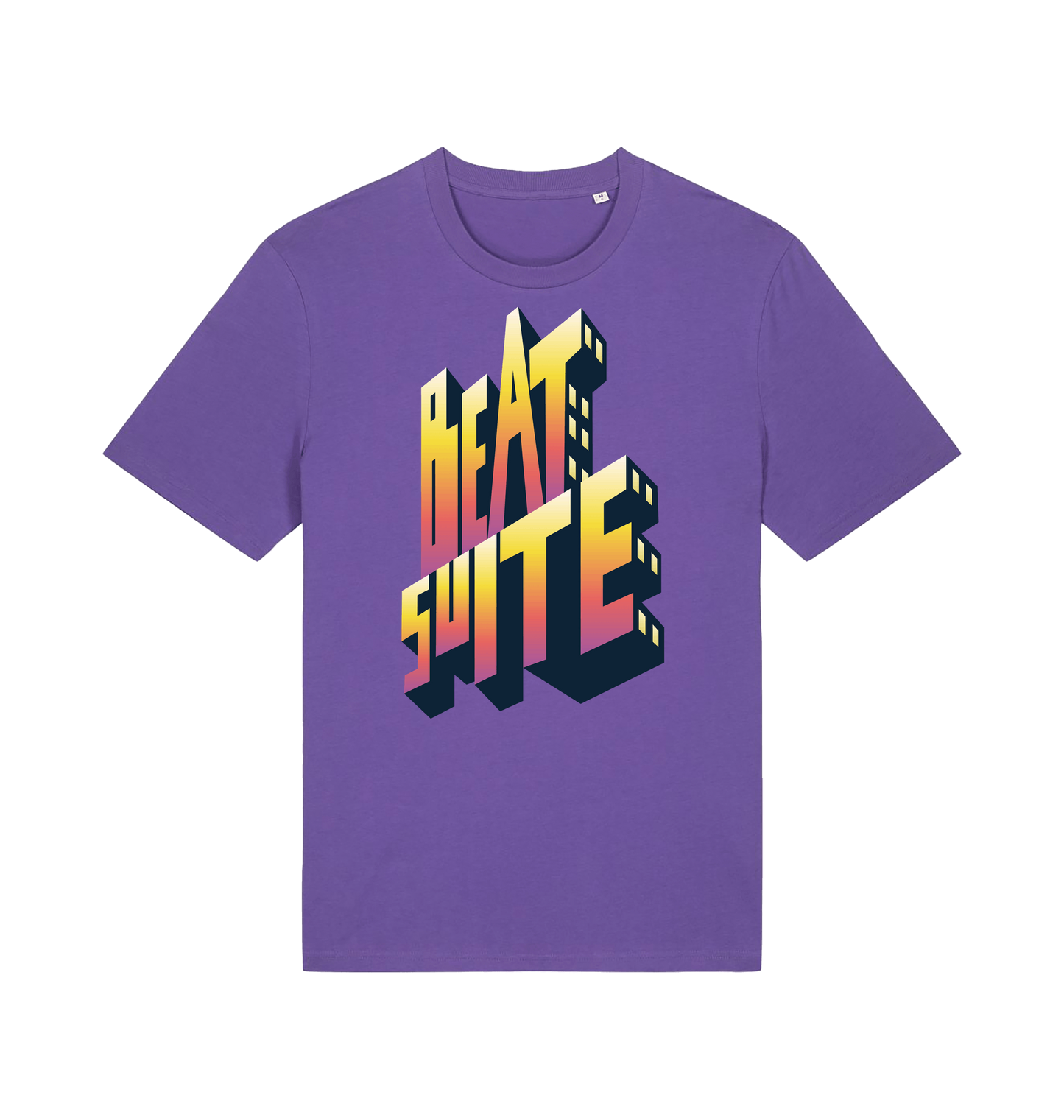 Purple Love Printed T-shirt Front