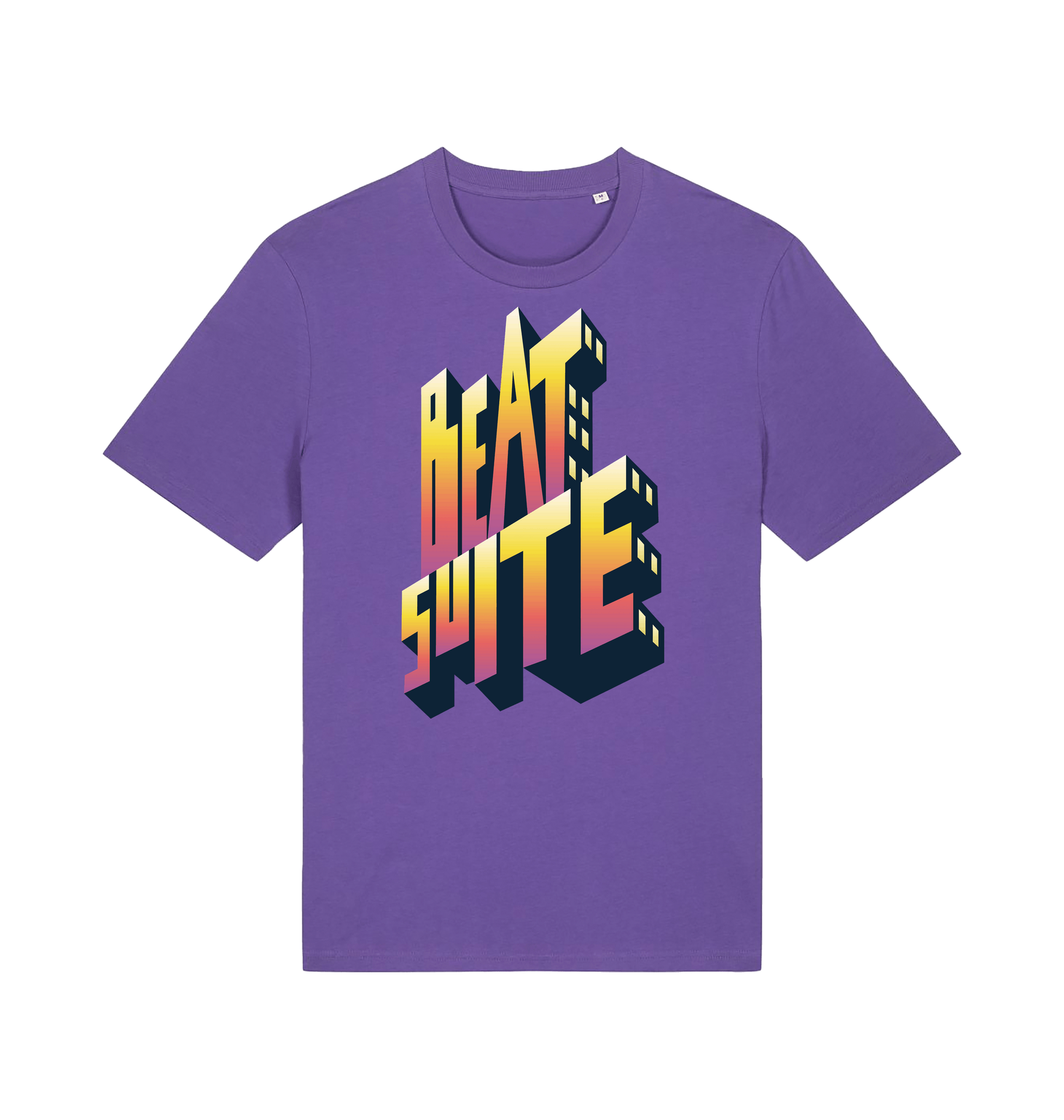 Purple Love Printed T-shirt Front